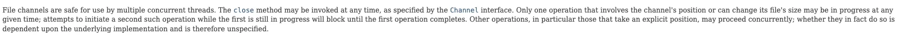 FileChannel-Thread